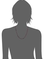 Genuine Healing Reiki Garnet Stone Semi Precious Energy Level Necklace - Image 3