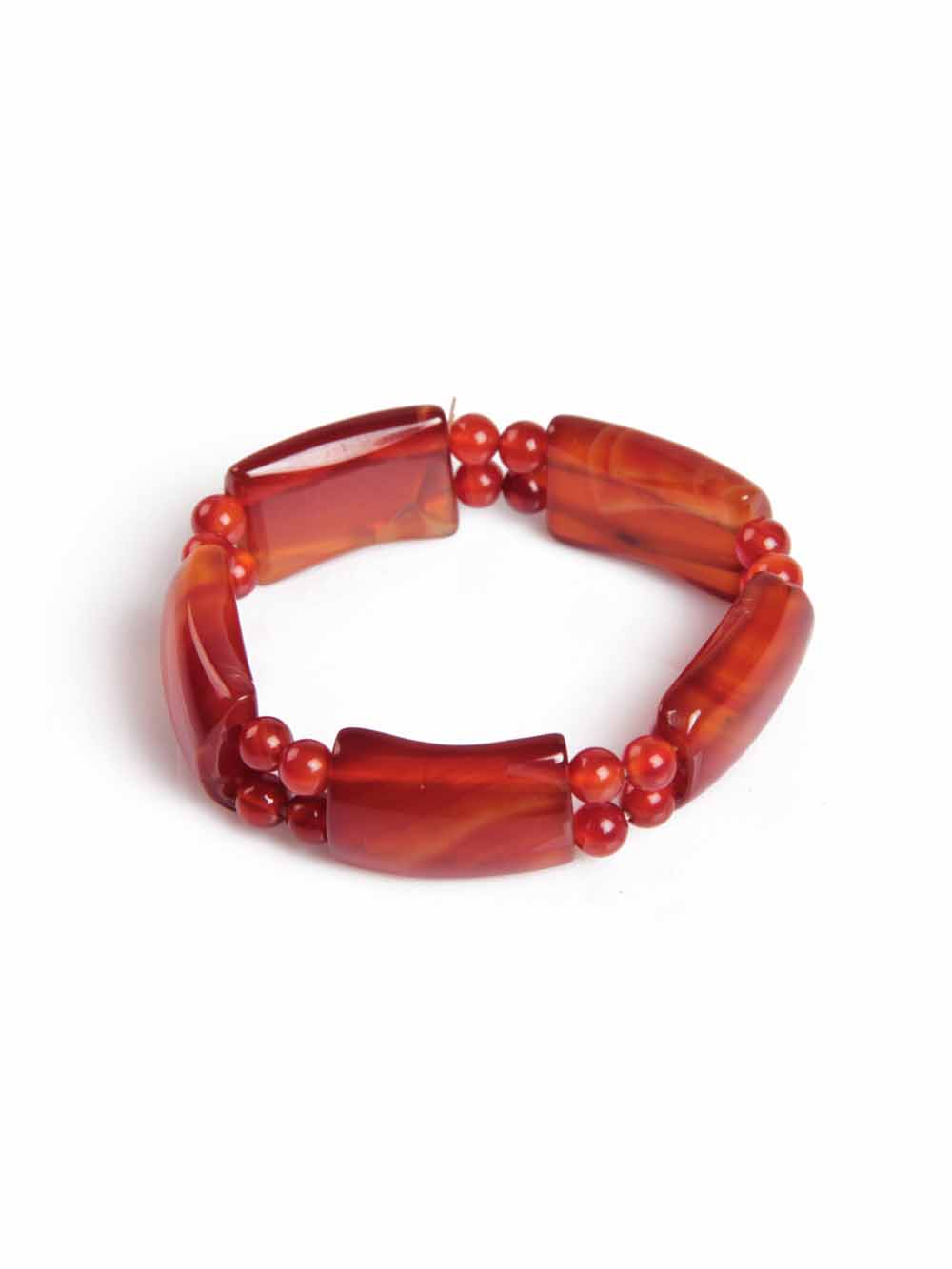 3012 Natural Reiki Healing Carnelian Semi Precious Stone Energy Bracelet - Image 1