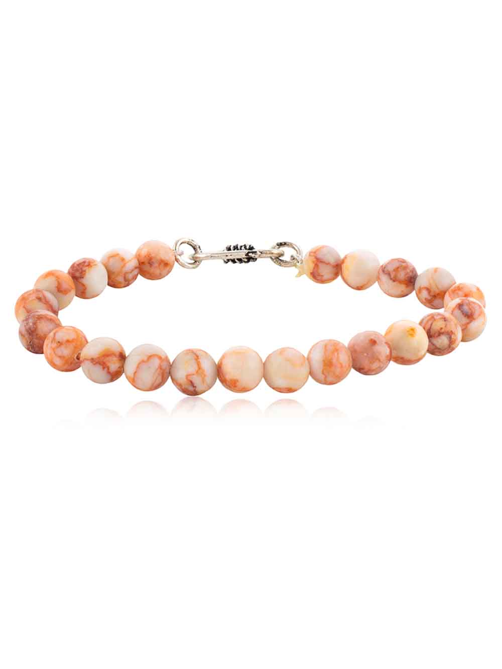 R1 Natural Healing Crystal Brown Jasper Semi Precious Gemstone Bracelet - Image 1