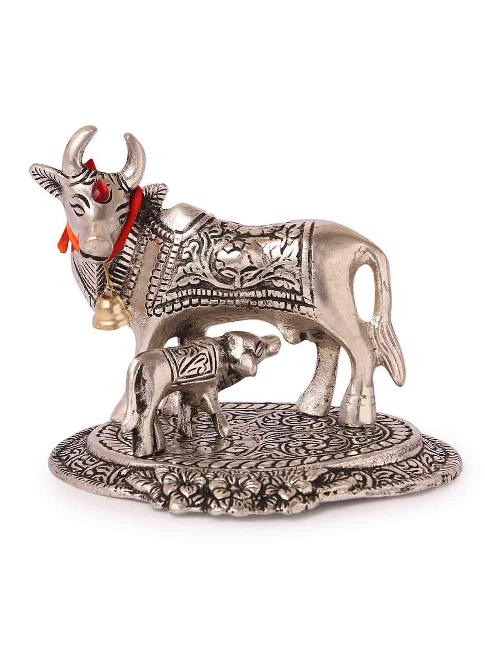 Decorative-Metal-Cow-Calf Decorative Metal Cow Calf - Image 1