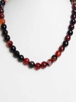 Genuine Crystal Tourmaline Onyx Semi Precious Stone Unique Necklace - Image 2