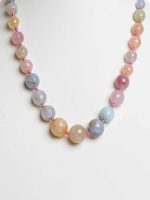 Original Healing Crystal Onyx Semi Precious Stone Graduation Necklace - Image 2
