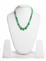 Genuine Green Onyx Heart Chakra Healing Semi Precious Stone Necklace