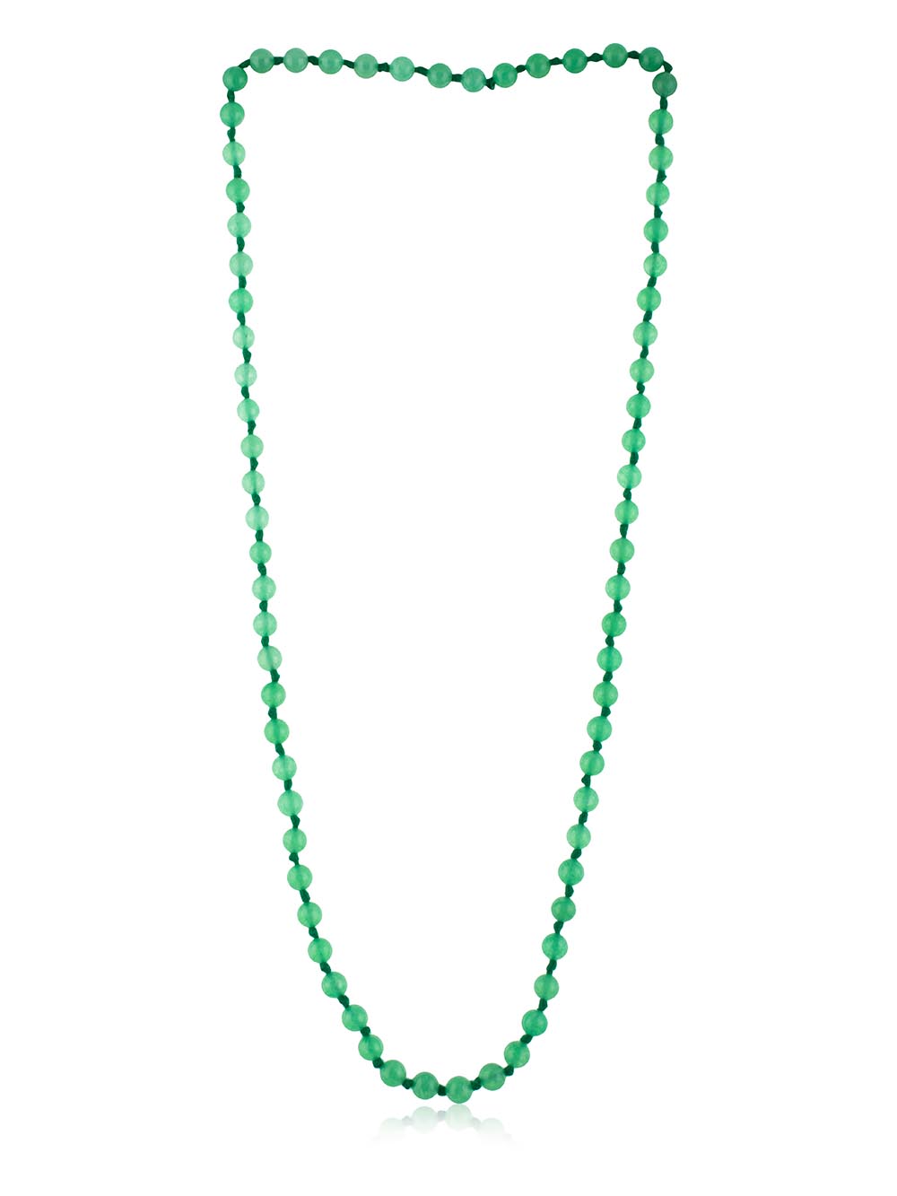 00498.jpg Genuine Crystal Aventurine Semi Precious Stone Necklace For Creativity - Image 1