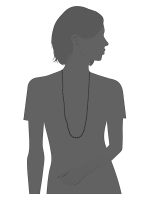 Genuine Crystal Black Lava Rock Semi Precious Stone Passion Necklace - Image 3