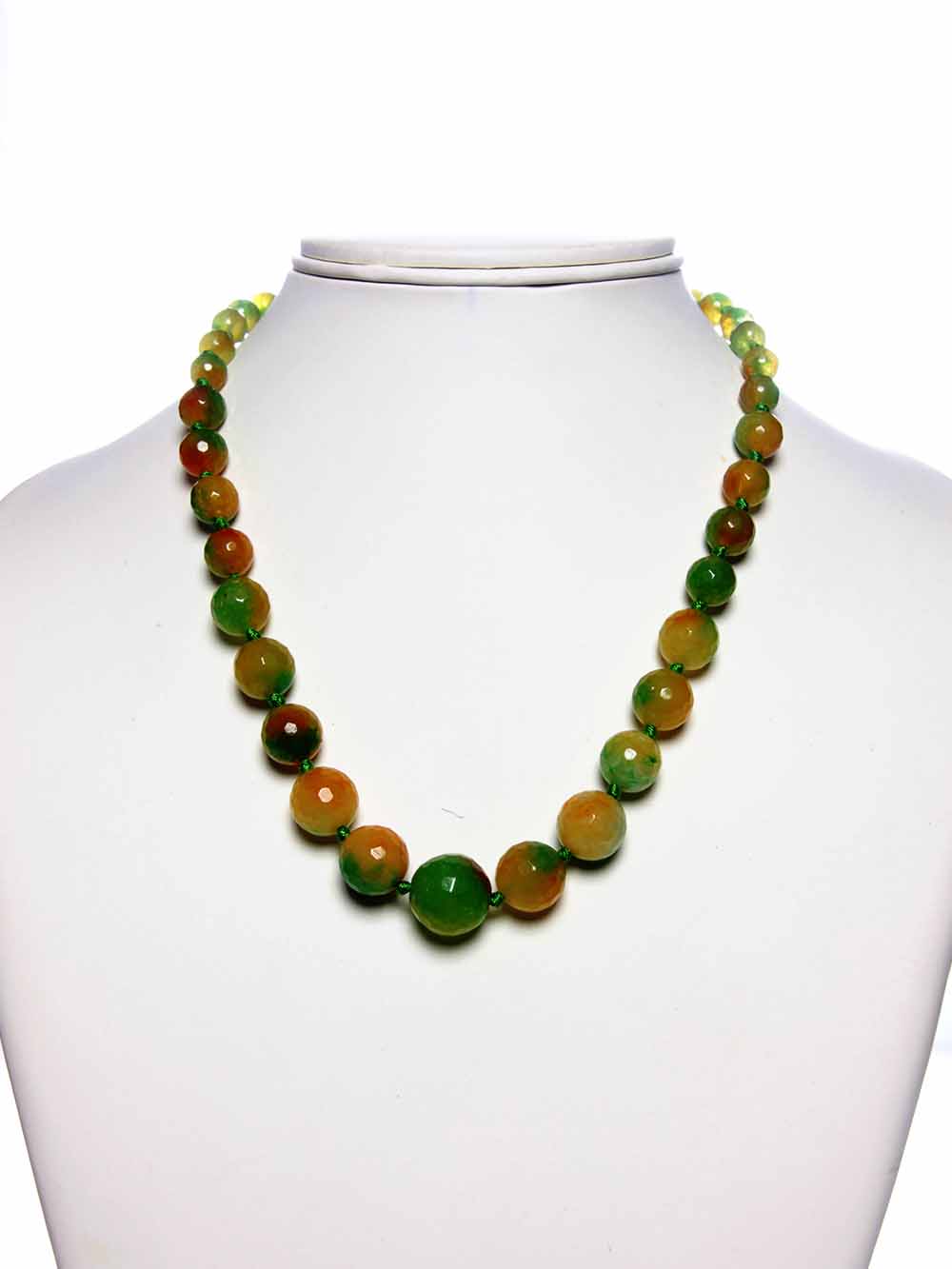 1-24.jpg Genuine 7 Chakra Healing Reiki Crystal Multicolor Onyx Stone Necklace - Image 1