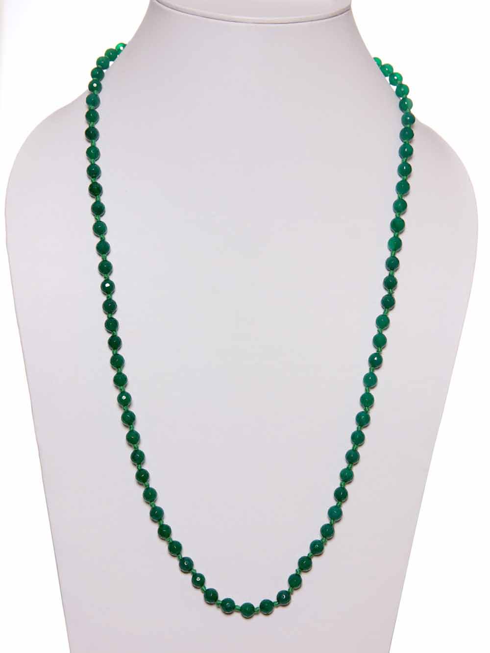 1-65.jpg Genuine Certified Crystal Green Onyx Gemstone Semi Precious Necklace - Image 1