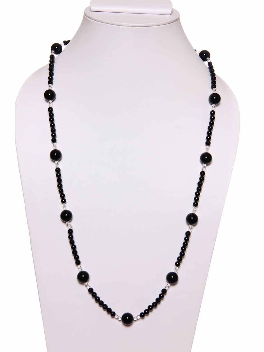 1-79.jpg Genuine Certified Crystal Onyx Quartz Stone Semi Precious Necklace - Image 1