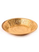 Home Decore Brass Om Parath 23cm