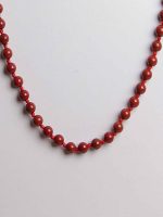 Genuine 8 Mm Red Jasper Reiki Crystal Healing Chakra Gemstone Necklace - Image 2