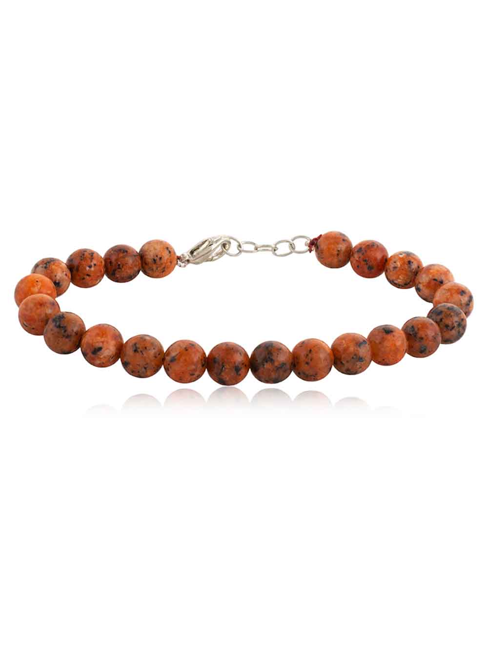 201.jpg Natural Healing Chakra Agate Semi Precious Bracelet Increases Courage - Image 1