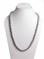 Genuine Silver See Shell Pearl Reiki Crystal Chakra Gemstone Necklace - Image 2