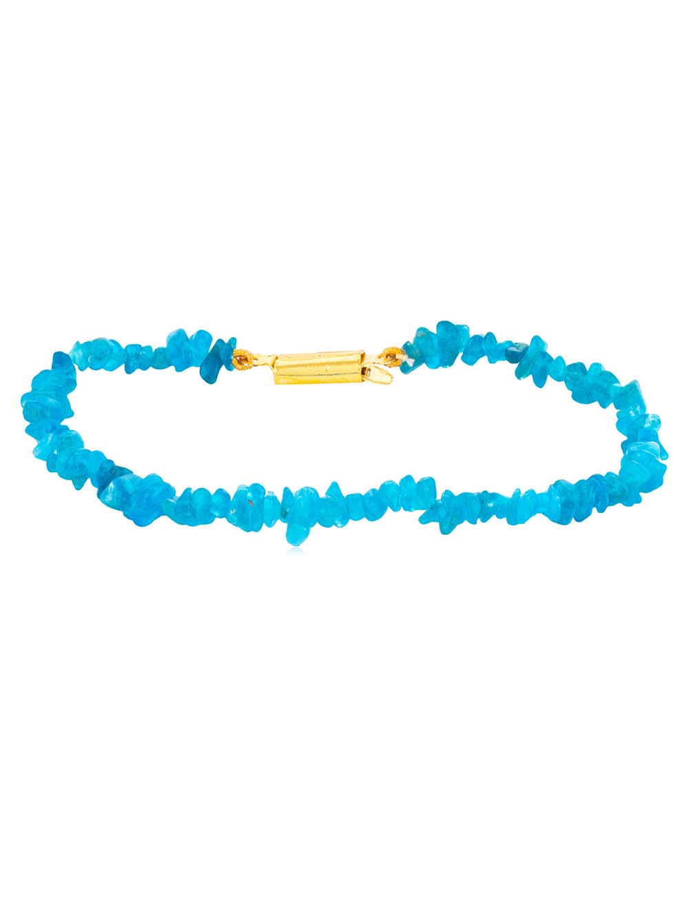 3062.jpg Genuine Crystal Apatite Semi Precious Stone Bracelet For Teeth & Bones - Image 1