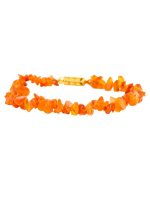 Natural Reiki Healing Carnelian Semi Precious Stone Energy Bracelet - Image 2