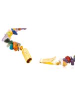 Natural Reiki Healing Crytal Agate Semi Precious Stone Chips Bracelet - Image 3