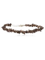 Natural Reiki Healing Crytal Smoky Quartz Semi Precious Stone Bracelet - Image 2