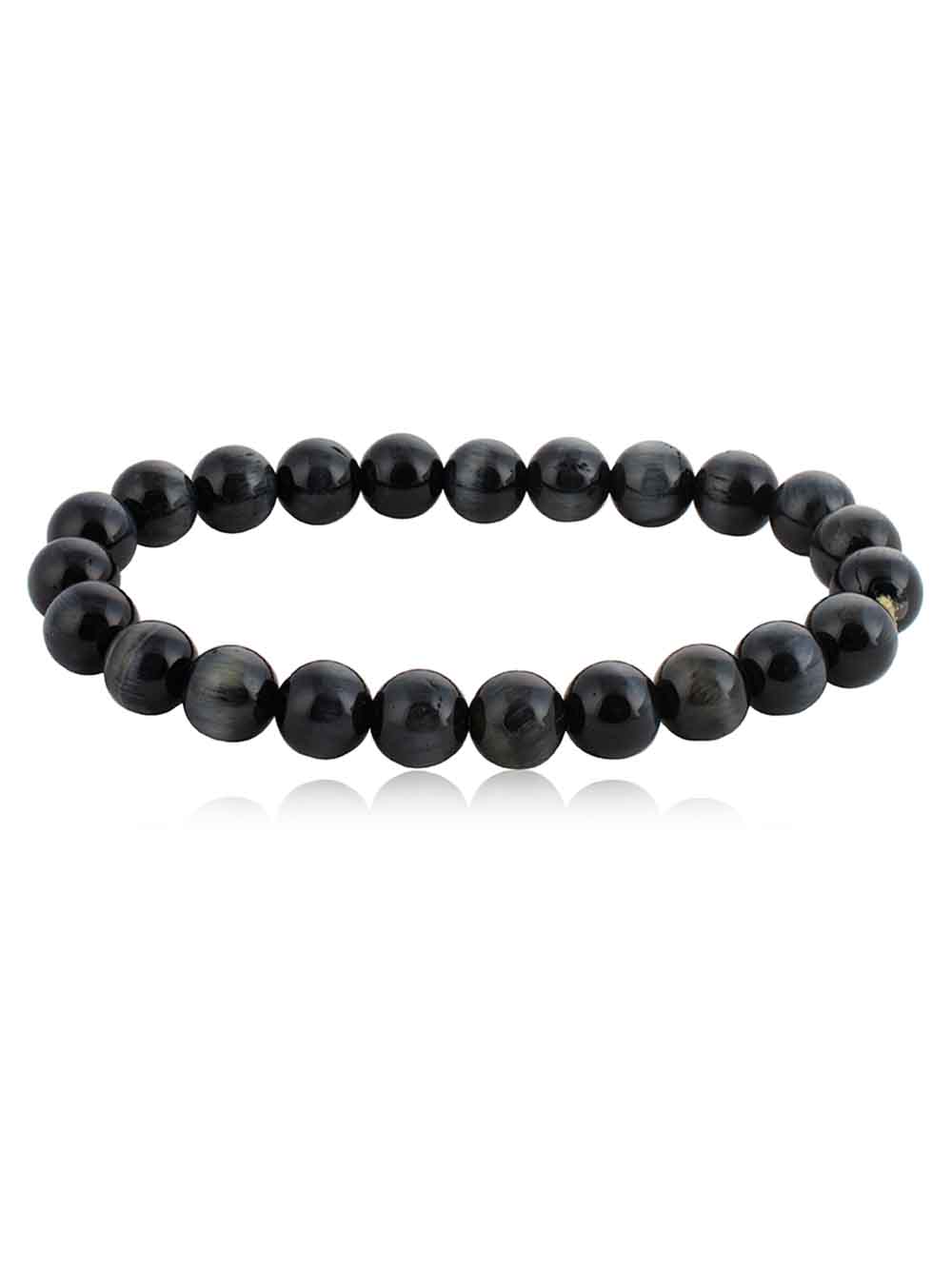 325.jpg Natural Healing Crytal Black Tiger Eye Semi Precious Stone Bracelet - Image 1