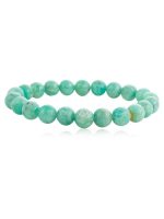 Reiki Healing Chakra Amazonite Semi Precious Bracelet Mental Strength - Image 2