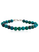 Genuine Reiki Healing Chakras Chrysocolla Semi Precious Stone Bracelet - Image 2