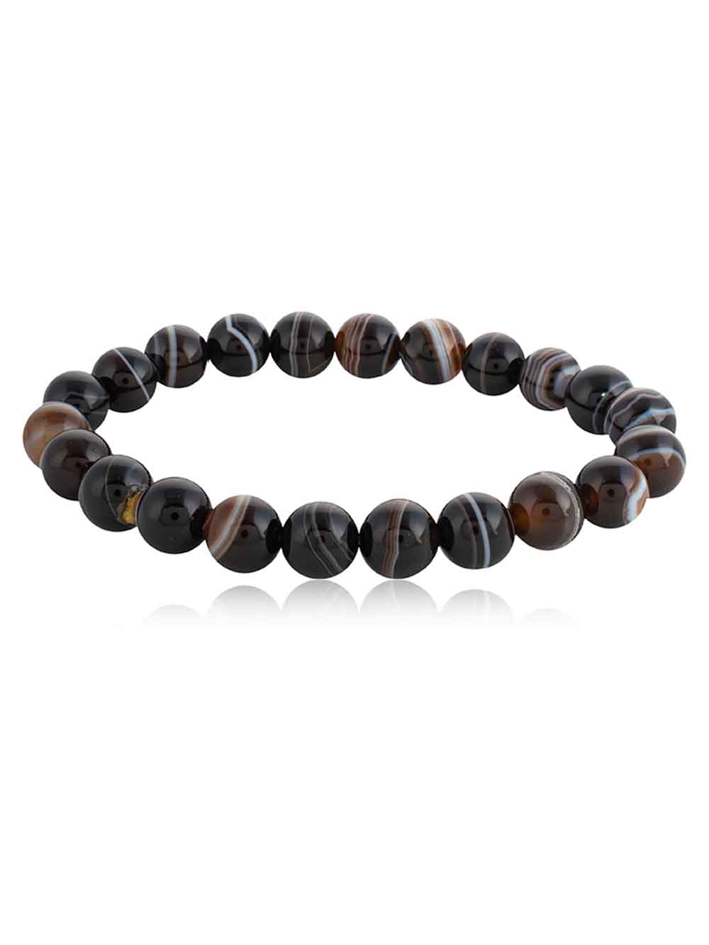 507.jpg Genuine Healing Crytal Sulemani Agate Semi Precious Stone Bracelet - Image 1