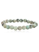 Natural Crystal Moonstone Semi Precious Stone Stretchable Bracelet - Image 2