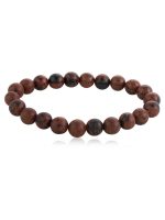 Natural Mahogany Obsidian Crystal Semi Precious Stone Protect Bracelet