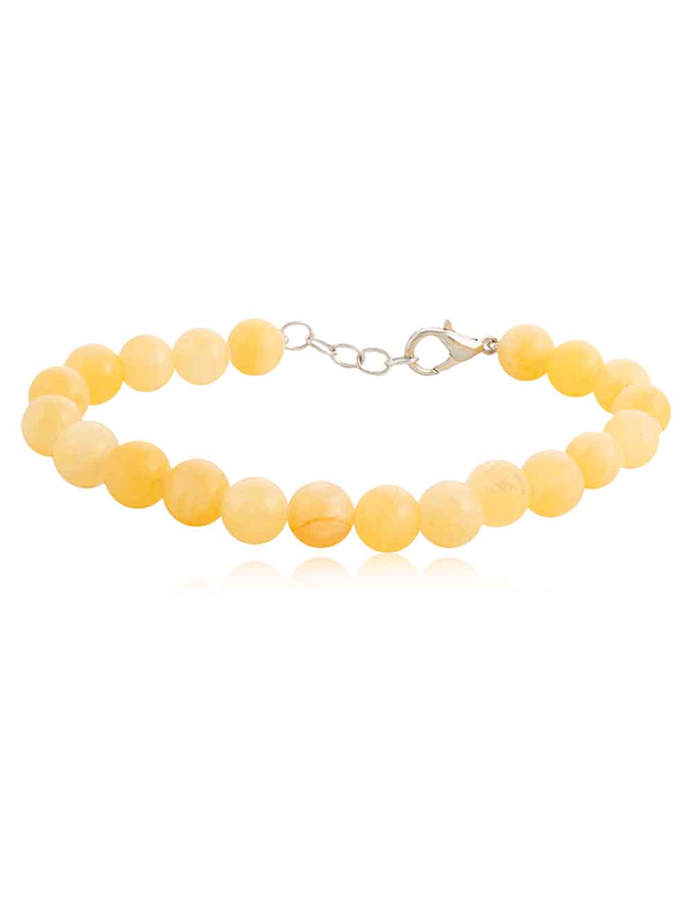 5555.jpg Genuine Healing Calcite Semi Precious Stone Bracelet Psychic Abilities - Image 1