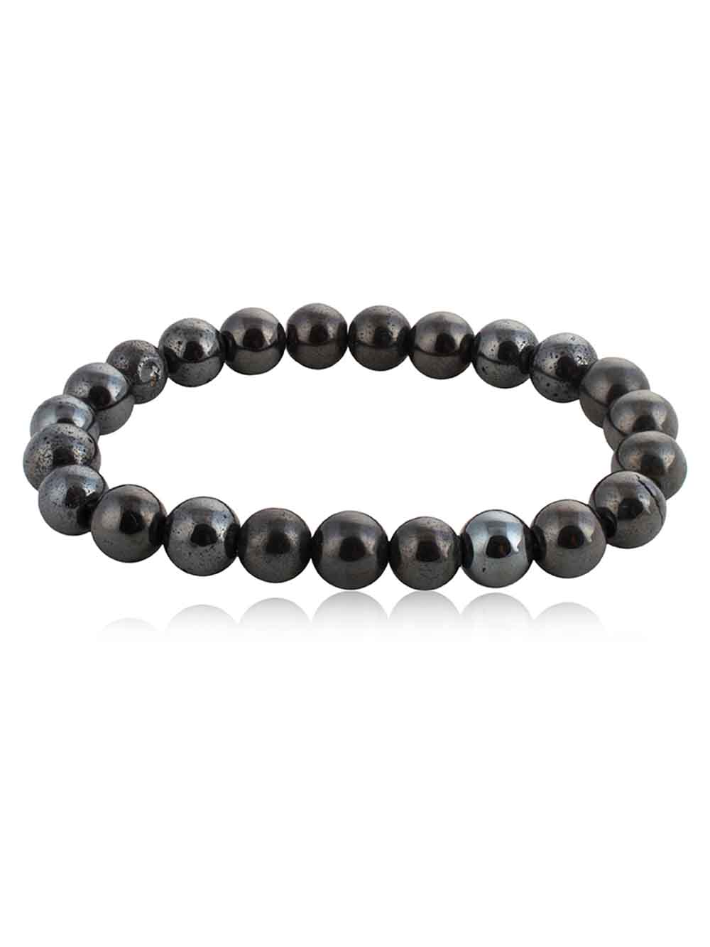 565.jpg Genuine Healing Reiki Hematite Stone Semi Precious Bracelet For Mind - Image 1