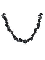 Natural Crystal Black Obsidian Semi Precious Stone Arthritis Necklace - Image 2