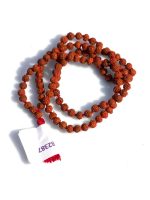 Original 5 Mukhi Rudraksha Certified Natural 4mm Beads Japa Mala 108 - Image 3