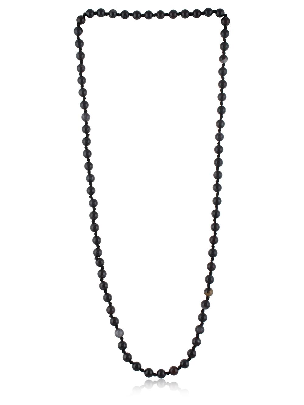 GREEN-ROUND-BEAD-BLOODSTONE-JASPER.jpg Green Round Bead Bloodstone Jasper Powerful Healing Neclace Energy - Image 1