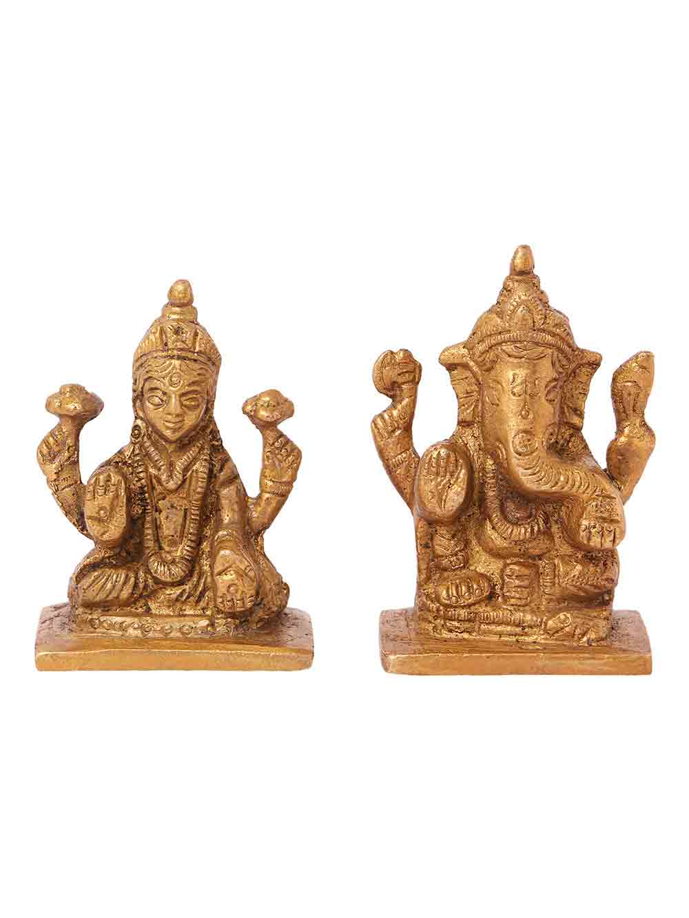 IMG_5970.jpg Religious Decorative Brass Laxmi Ganesh - Image 1