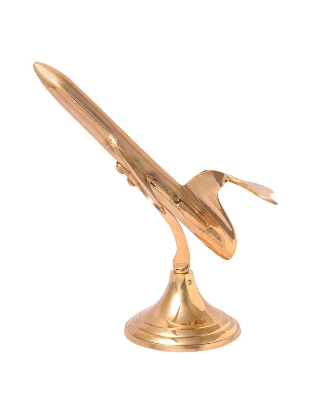IMG_5994.jpg Decorative Brass Aeroplane - Image 1