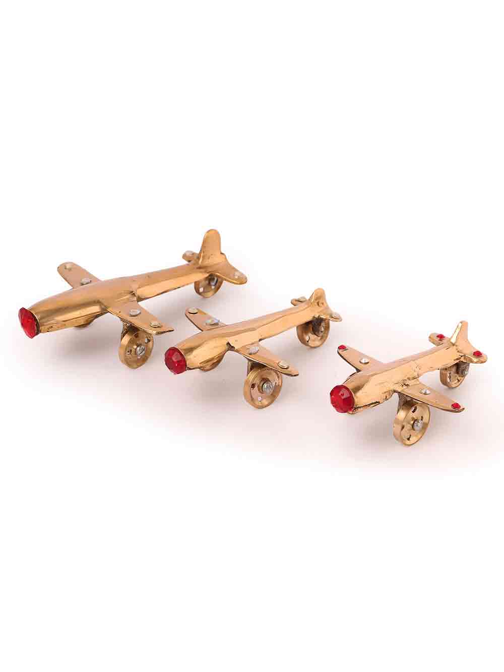 IMG_6316-1.jpg Brass Decorative 3 Pcs Plane - Image 1