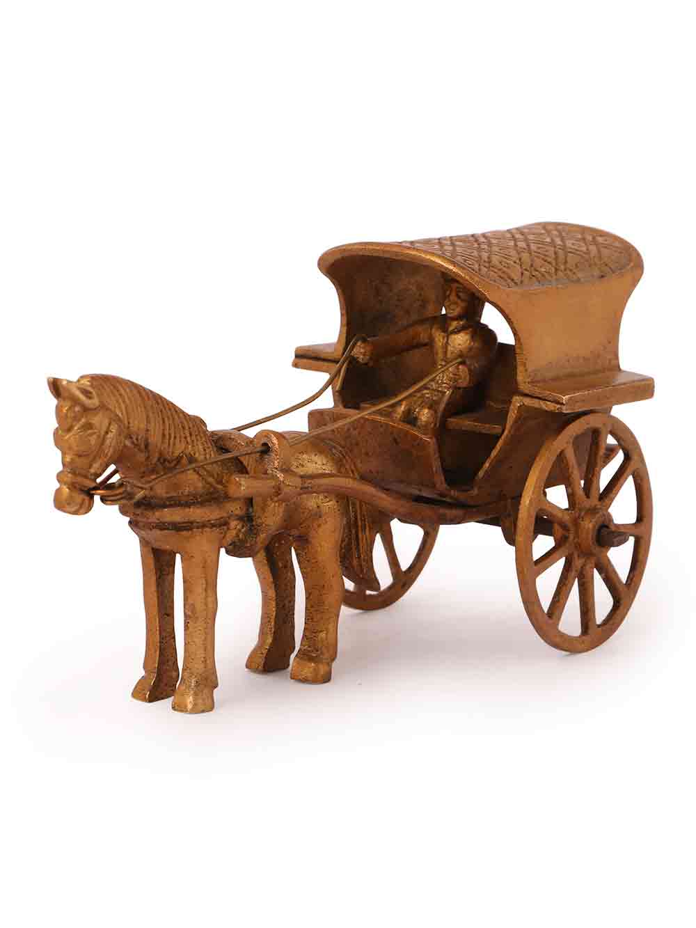 IMG_6396.jpg Home Decore Decorative Horse Cart - Image 1