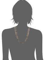 Natural Light Black Reiki Crytal Quartz Semi Precious Stone Necklace - Image 3