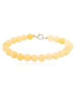 Yellow Jade Healing Reiki Crystal Semi Precious Stone Bracelet