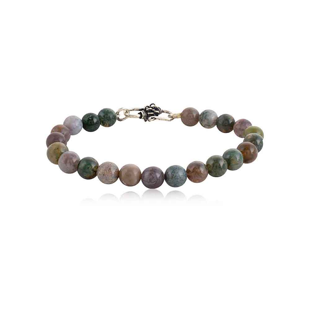 lw1.jpg Reiki Crystal Agate Semi Precious Stone Bracelet Learning Ability - Image 1