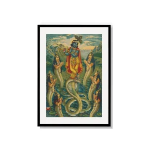 Krishna subduing Kaliya