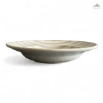 Summer Minimalist Ceramic Pasta Plate | Height 4 cm | Diameter 25 cm | Hand Painted | Set of 1 | Ideal for serving pasta - Image 3