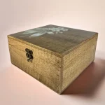 Painted Keepsake Wooden Box - Image 3